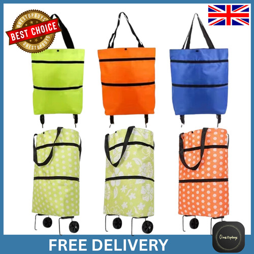 Foldable shopping trolley cart - shopping,