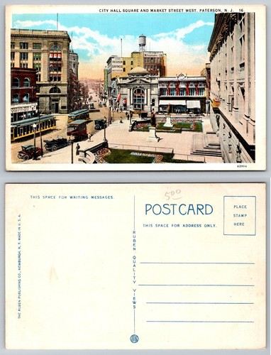 Paterson city hall square - hall,
