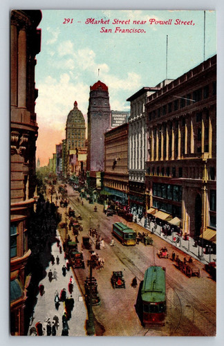 Market str traffic trolley - market,