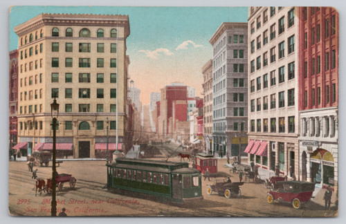 Postcard trolleys market - postcard,