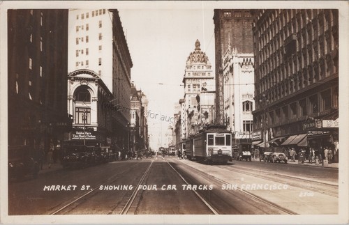 San francisco rppc market - san, ca