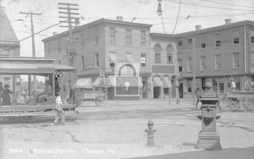 Market square trolley car - market,