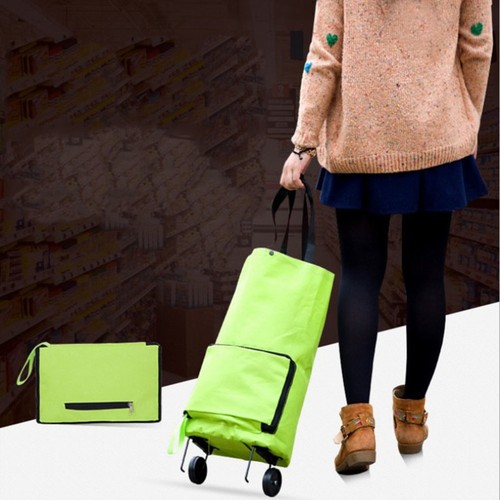 Green oxford cloth folding - green,