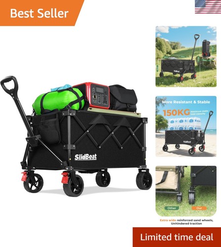 Versatile 150l folding trolley - folding,
