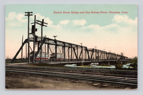 Postcard ottumwa iowa market - ottumwa,