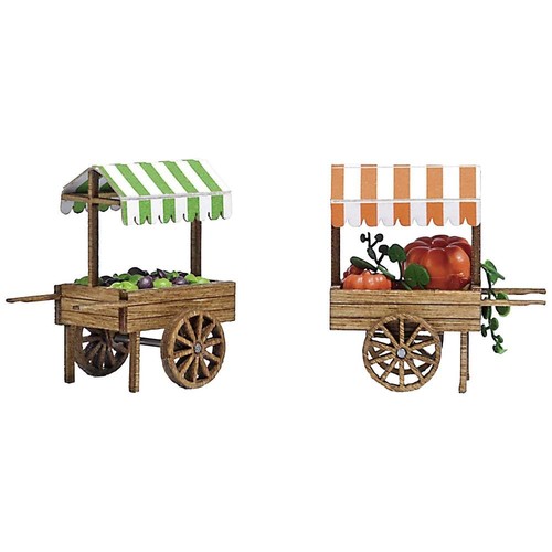 Busch 1826 market trolley - h0,
