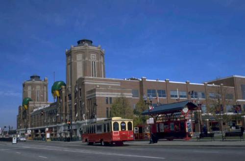 Trolley market building 1980s - market,